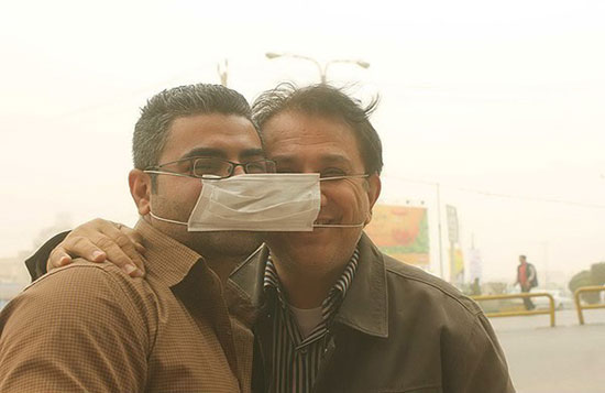 عکس: گرد و غبار شدید در اهواز