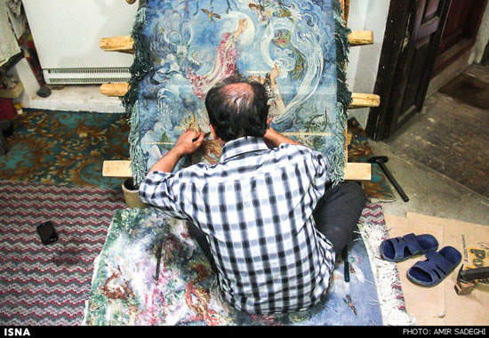 عکس: رنگرزی و بافت فرش در تبریز