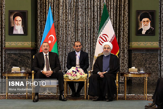 دیدار رییس جمهور آذربایجان با حسن روحانی