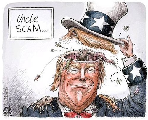کاریکاتور: باطن ترامپ!
