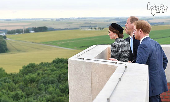 عکس: دو شاهزاده بریتانیا در کنار کیت میدلتون