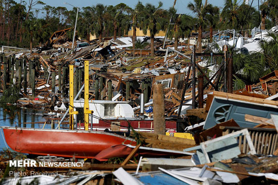 خسارات طوفان مایکل در آمریکا‎