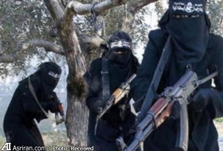 گردان جدید زنان انتحاری داعش +عکس