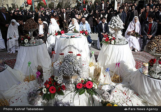 مراسم جشن ازدواج دانشجویی