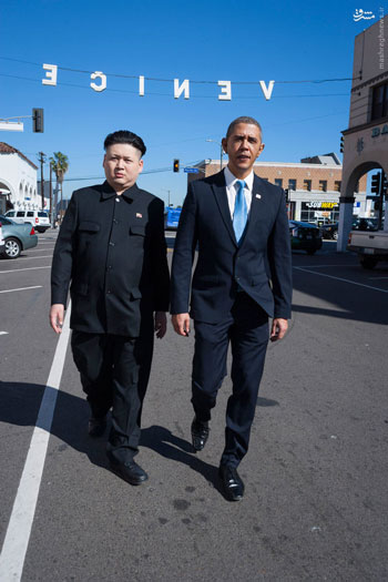 بدل اوباما و کیم جونگ اون +عکس