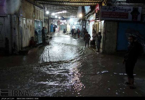 عکس: بارش باران موسمی در قشم ‎