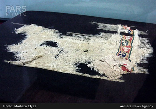 عکس: منسوجات مرد نمکی هخامنشی