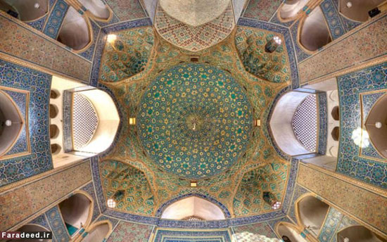 بازتاب «سقف‌های رنگارنگ ایران» در تلگراف