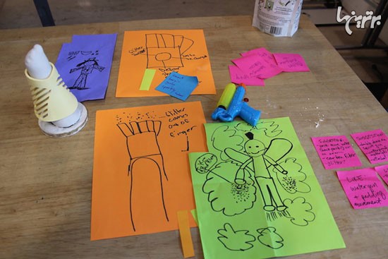 کودکان معلول دستشان را طراحی می کنند!