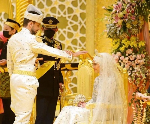 مراسم جشن عروسی باشکوه دختر سلطان برونئی