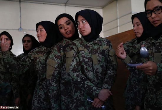 پادگان آموزشی زنان در افغانستان