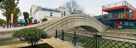 طولانی‌ترین پل بتونی ساخته‌شده با چاپگر سه‌بعدی