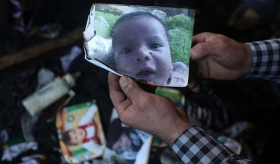 صهیونیست ها نوزاد 18 ماهه را آتش زدند