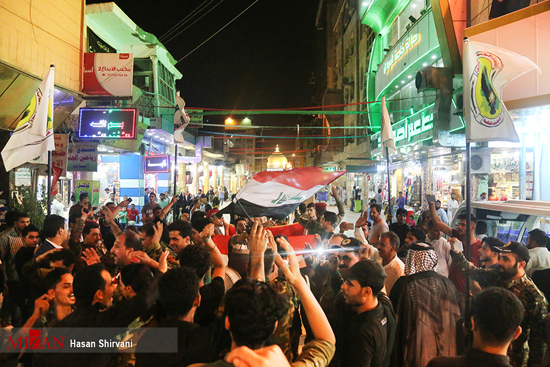 جشن آزادسازی موصل در نجف اشرف