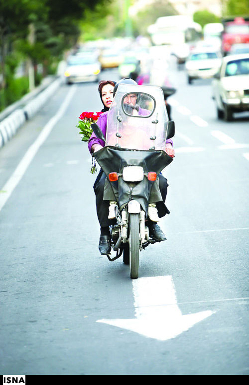 موتورسواری به سبک ایرانی +عکس
