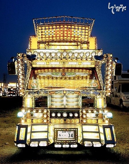 کامیون‌های تزئین شده و خنده دار ژاپنی