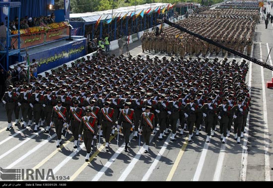 عکس: مراسم رژه روز ارتش با حضور روحانی