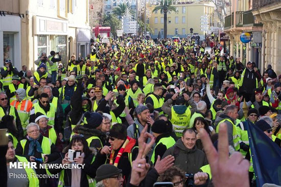 ادامه اعتراضات در فرانسه در سال جدید‎