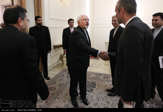دیدار معاون وزیر خارجه اسلوونی با ظریف