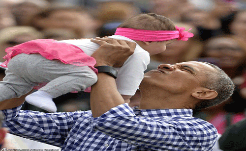 اوباما در عید پاک + عکس
