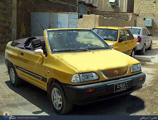 عکس: تاکسی پراید کروک در عراق