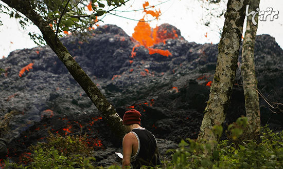 وضع بحرانی هاوایی در پی فوران آتش فشان