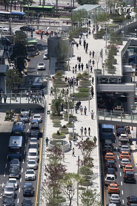 تبدیل بزرگراه متروکه سئول به یک پارک هوایی