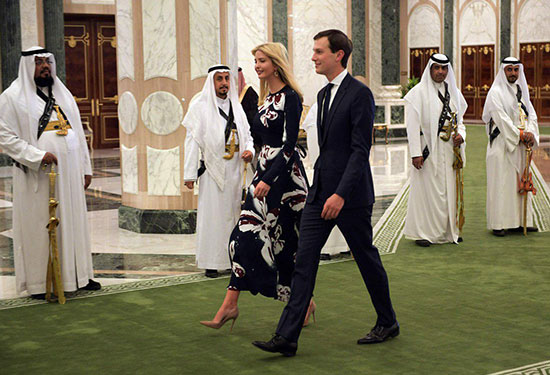 دختر و دامادِ «ترامپ» در عربستان