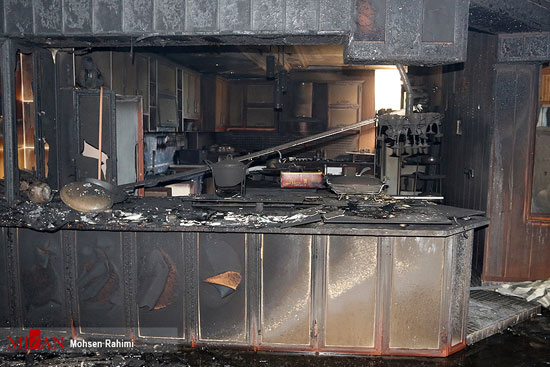 آتش سوزی مرگبار منزل مسکونی در مشهد
