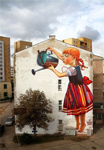 نقاشی های خیابانی تحسین برانگیز +عکس