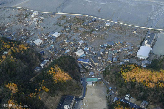 تصاویری دیده نشده از سونامی مرگبار ژاپن