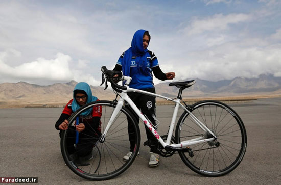 دختران دوچرخه‌سوار در افغانستان +عکس