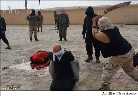 تصاویری از سلاخی 4 مرد توسط داعش (18+)