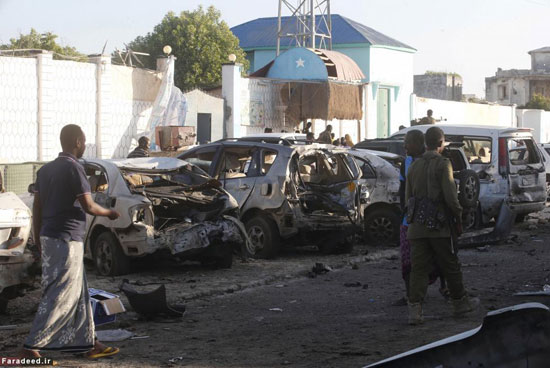 حمله تروریستی به پایتخت سومالی +عکس