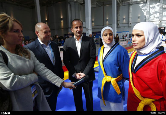 اولین نمایش کشتی زنان ایران +عکس