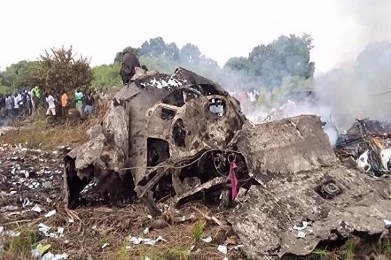 سقوط هواپیما در سودان جنوبی با ۱۷ کشته