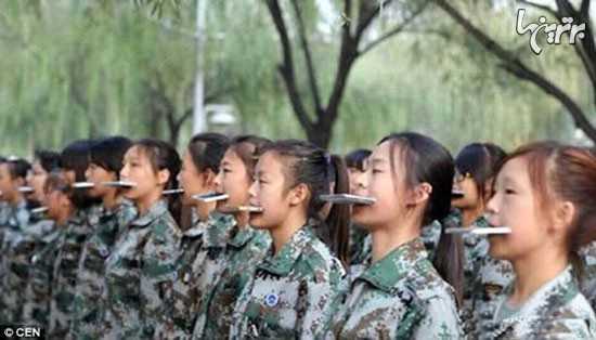تمرینی عجیب در دانشگاه‌های پلیس چین