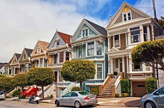 خانه های دیدنی و رنگارنگ سانفرانسیسکو!