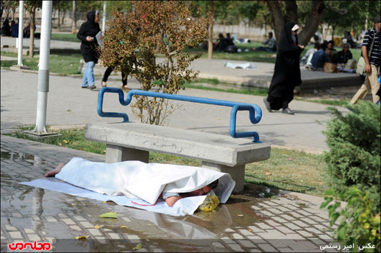 عکس: خیابان هرندی، تیری در قلب تهران