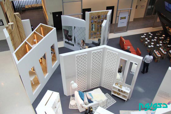 طراحی خلاقانه پاویون برند IKEA در دبی