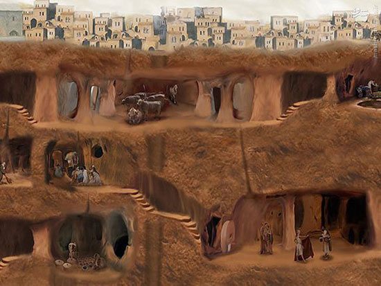 شهر مرموز زیر زمینی مادها +عکس