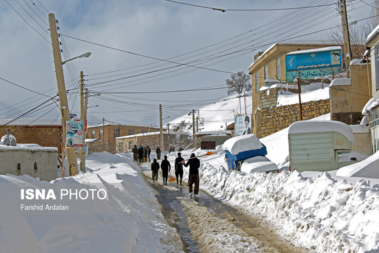 بارش برف سنگین در کردستان