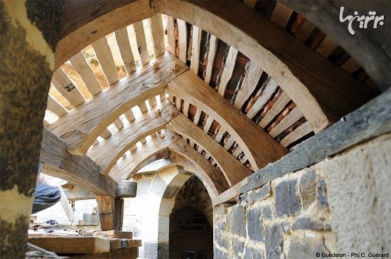 ساخت قلعه به روش قرون وسطی در فرانسه