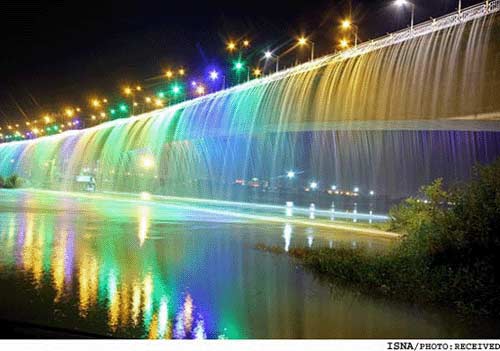 طولاني‌ترين آبشار مصنوعي ایران
