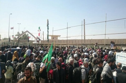 رکورد تردد زائران از مرز مهران شکسته شد