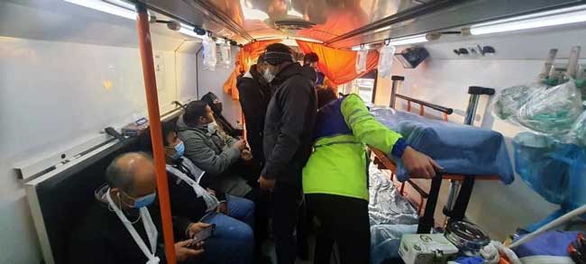 اولین تصاویر از مصدومان حادثه متروی کرج - تهران