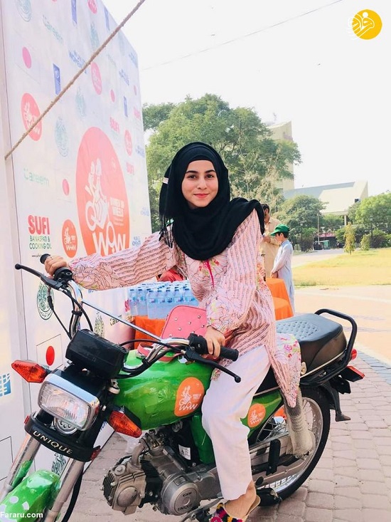 استقبال از کمپین موتورسواری زنان در پاکستان