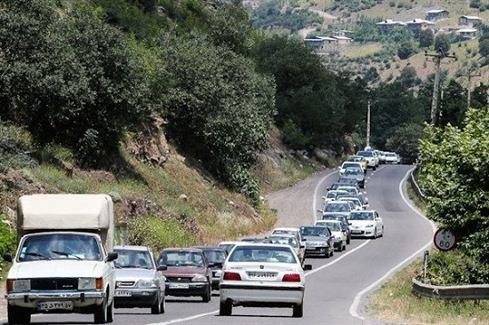 ‌محدودیت ترافیکی در جاده‌ فیروزکوه و هراز