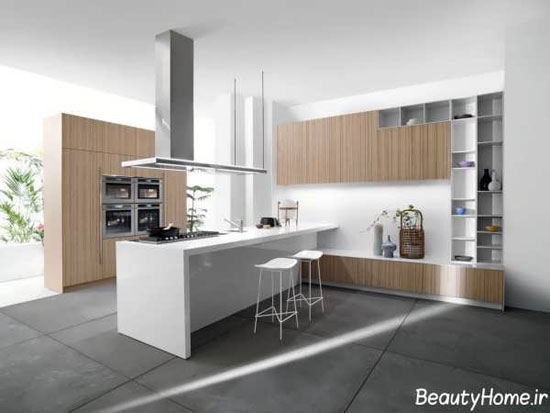 چیدمان آشپزخانه زیبا برای خانه‌های مدرن