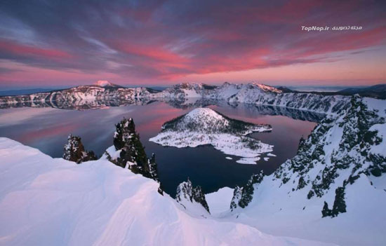 دریاچه های آتشفشانی زیبا +عکس
